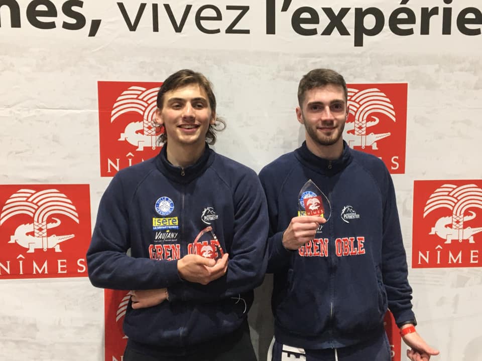 Issa Bayram (U20) et Max Barlet (U17) terminent 3e du challenge national de Nîmes dans leur catégorie respective.