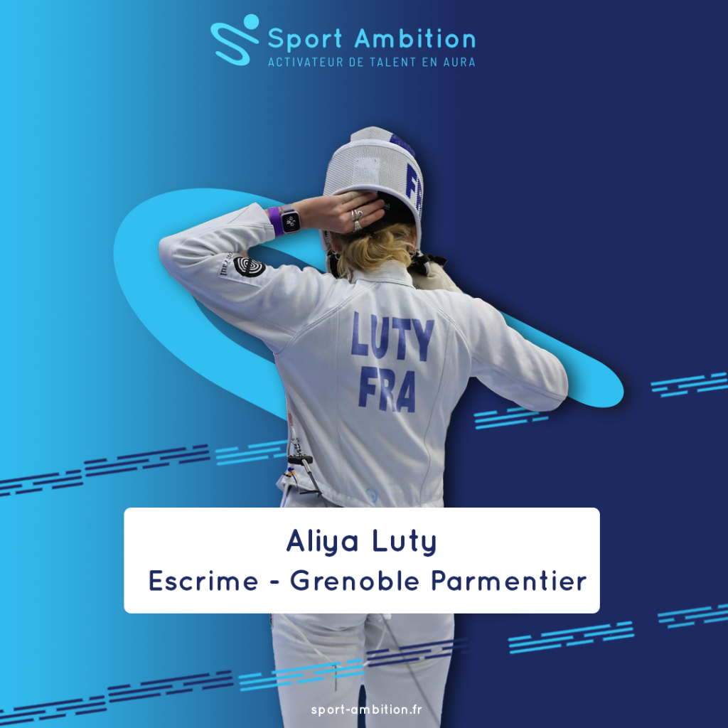 Aliya Luty lauréate du fonds de dotation Sport Ambition