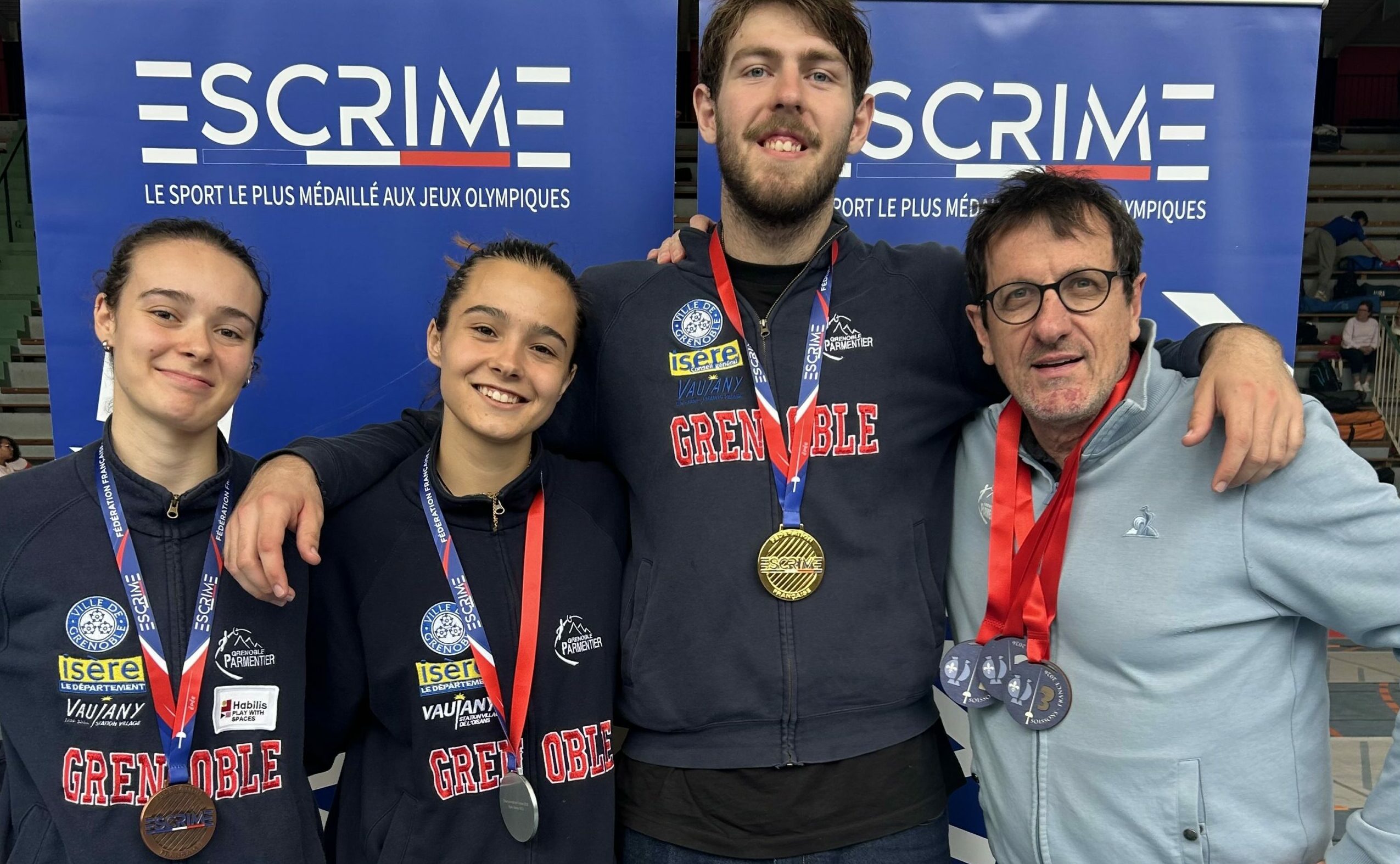 Et une et deux et trois médailles aux France U23